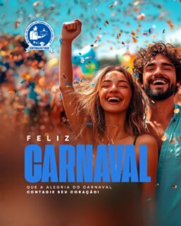 Que este Carnaval seja marcado por alegria, segurança e muita diversão! Nosso desejo é que todos aproveitem com responsabilidade e voltem renovados.Feliz Carnaval! 🎉