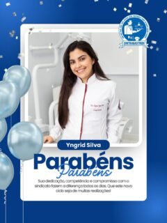 Parabéns @drayngridjoyce 🎉🎈Sua dedicação, competência e compromisso com o sindicato fazem a diferença todos os dias.Que este novo ciclo seja de muitas realizações! ❤️