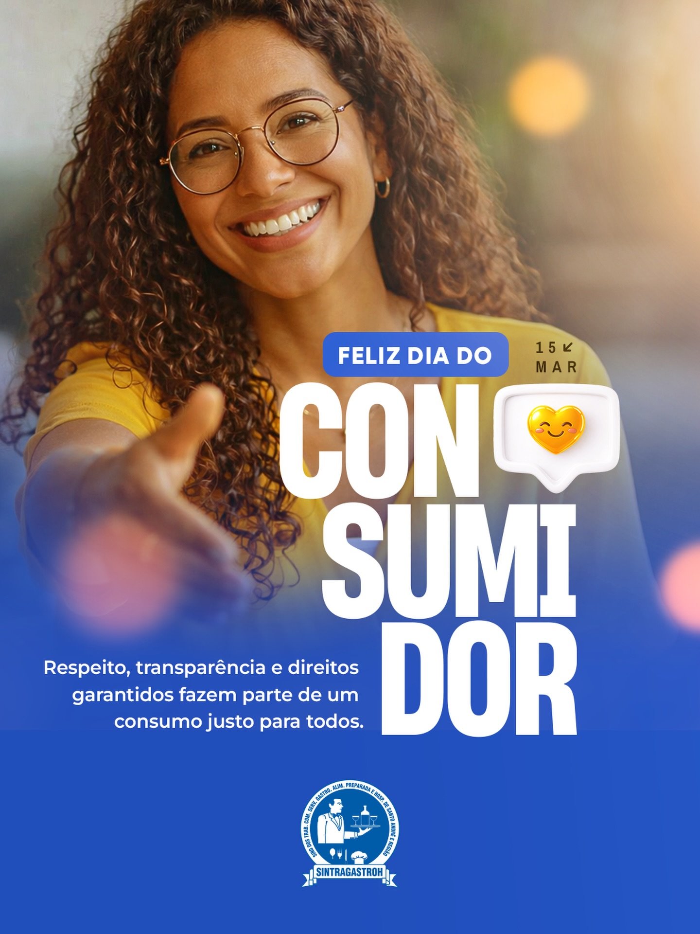 Hoje celebramos o Dia do Consumidor, uma data que destaca a força de quem movimenta o comércio e contribui diretamente para a geração de empregos.Quando o consumidor valoriza o comércio e os serviços, fortalece trabalhadores, empresas e toda a economia.O Sindicato parabeniza todos os consumidores por seu papel essencial. 👏🏻😃