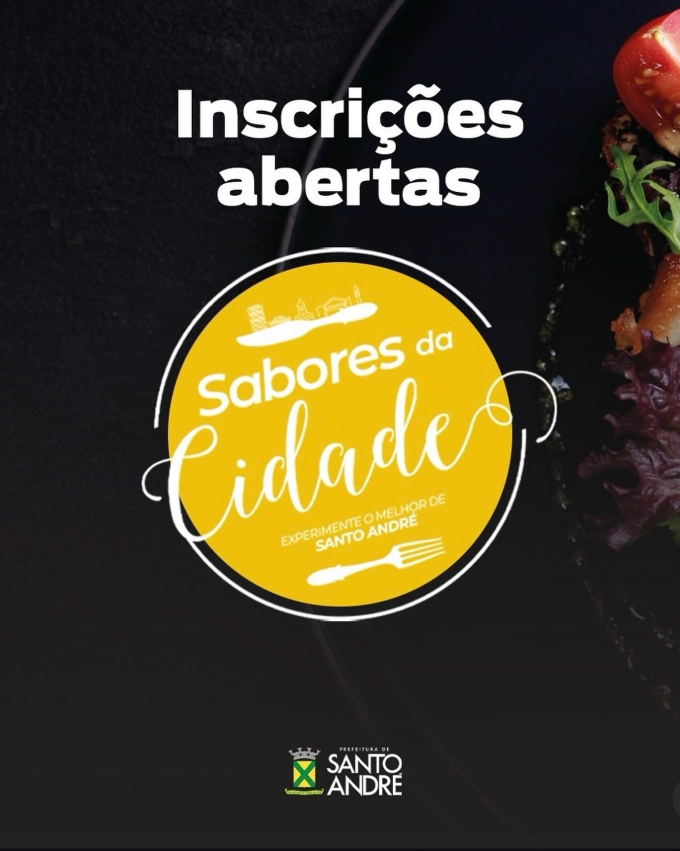 🍽️ Vem aí a 3ª edição do Festival Sabores da Cidade!Se você ainda não participou, essa é a sua chance de fazer parte de um dos maiores eventos gastronômicos de Santo André. E se já esteve conosco nas edições anteriores, sabe o quanto esse festival valoriza e fortalece o nosso setor.✨ Destaque seu estabelecimento
✨ Atraia novos clientes
✨ Fortaleça a gastronomia localGaranta agora a participação do seu negócio no festival que celebra os sabores da nossa cidade!👉 Inscreva-se: https://forms.gle/ja4xqZADpg3BTRhC8Contamos com você para tornar essa edição ainda mais especial e saborosa! 🤝🍴