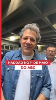 No maior 1º de maio do Brasil, @fernandohaddadoficial fala sobre as pautas da classe trabalhadora. Nossa luta transforma vidas!