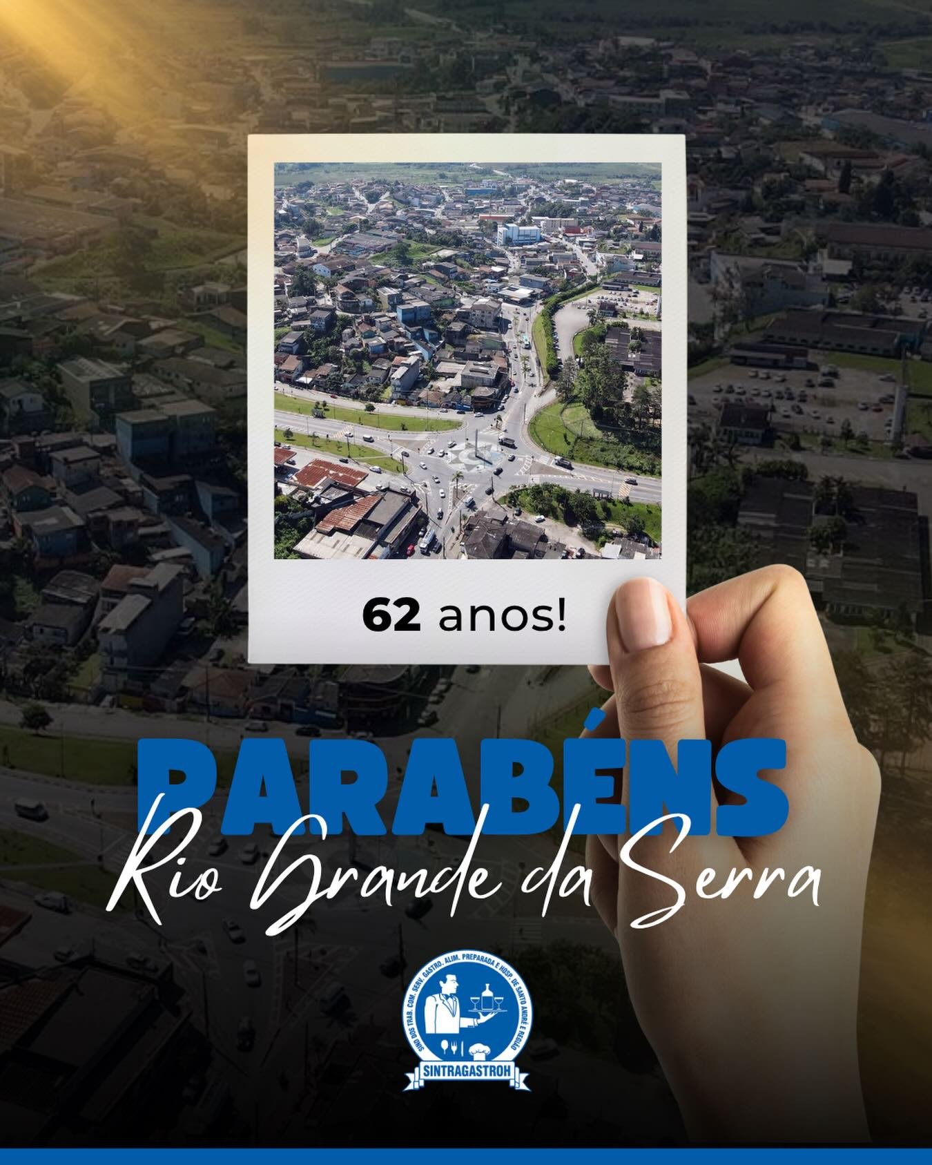 🎉 Hoje celebramos mais um ano de história de Rio Grande da Serra, uma cidade construída com o esforço, a dedicação e a luta da sua gente.Parabéns a cada trabalhador e trabalhadora que, todos os dias, ajudam a desenvolver o município e fazem a diferença na vida da população.Seguimos juntos, valorizando quem faz a cidade acontecer!