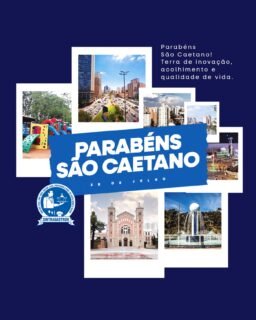 São Caetano do Sul completa mais um ano de história, desenvolvimento e conquistas. Uma trajetória construída pelas mãos de homens e mulheres que, com muito trabalho, contribuíram para fazer da cidade uma referência em qualidade de vida e desenvolvimento.Neste dia especial, o sindicato homenageia todos os trabalhadores que são protagonistas dessa história e renova seu compromisso de lutar por melhores condições de trabalho, valorização profissional e mais direitos.Parabéns, São Caetano do Sul! 🎉
