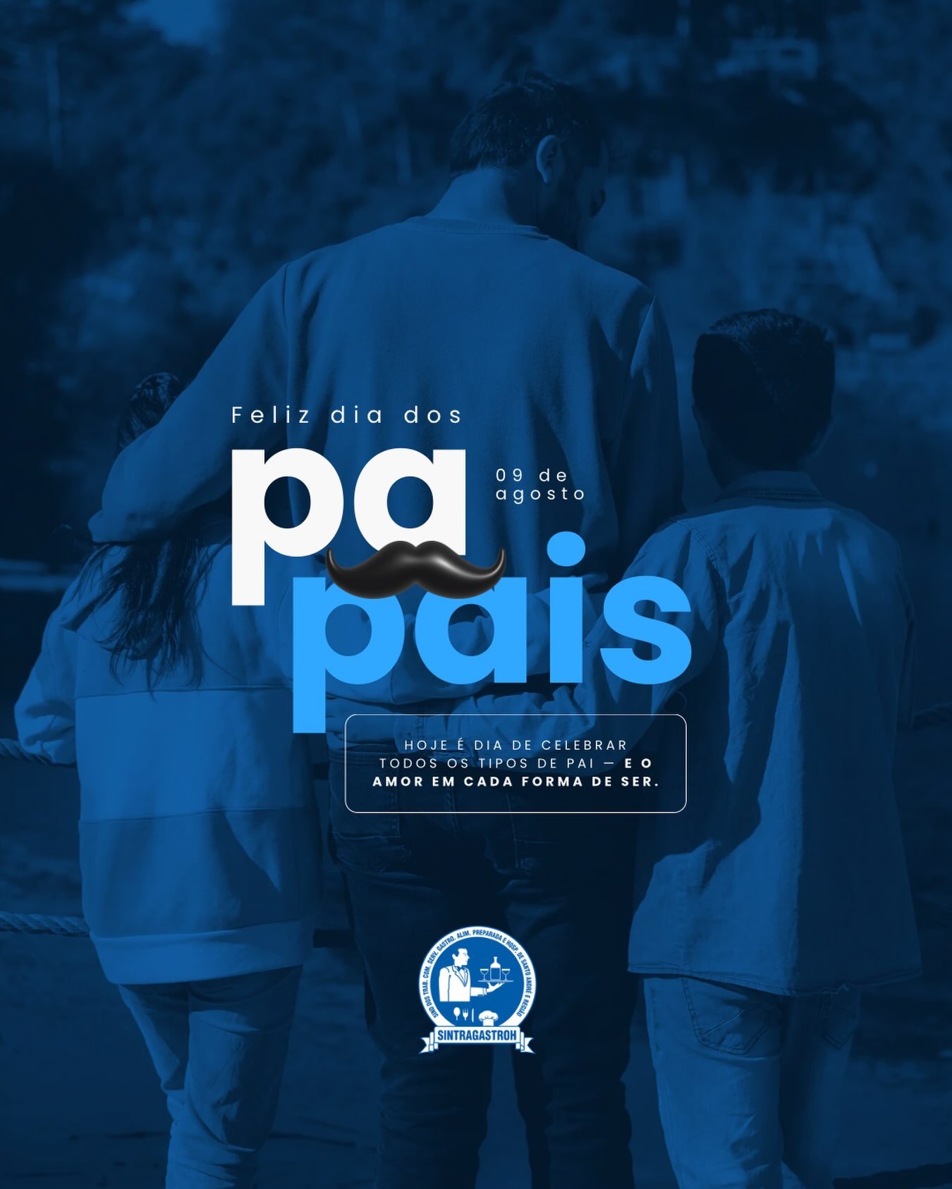 💙 Feliz Dia dos Pais!Hoje é dia de homenagear aqueles que, com amor, dedicação e exemplo, ajudam a construir caminhos e inspirar novas gerações.O Sindicato deseja um Feliz Dia dos Pais a todos os pais, trabalhadores, associados, parceiros e amigos que fazem parte da nossa história.Que este domingo seja marcado por carinho, união e bons momentos em família. 👨‍👧‍👦💙