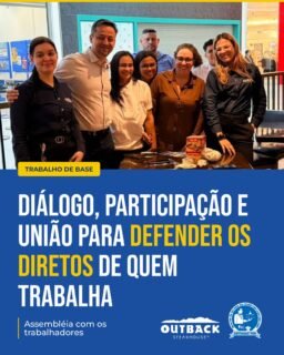 Assembleia: voz ativa da categoria! 📣A assembleia é um dos momentos mais importantes da vida sindical. É nesse espaço democrático que os trabalhadores e trabalhadoras têm a oportunidade de dialogar, expor suas opiniões, esclarecer dúvidas e, principalmente, participar das decisões que impactam diretamente o seu dia a dia.Recentemente, realizamos uma assembleia com os trabalhadores e trabalhadoras da @outbackbrasil reforçando o compromisso do sindicato em estar presente, ouvindo de perto as demandas da categoria e atuando de forma transparente e participativa.A presença do sindicato nesses encontros garante que cada trabalhador tenha respaldo, orientação e representatividade. Mais do que informar, estamos ali para construir juntos caminhos melhores, lutar por direitos e fortalecer a união da categoria.Participar da assembleia é exercer seu direito. É fazer parte das decisões. É fortalecer a sua voz!NÃO FIQUE SÓ FIQUE SÓCIO! ✋🏻
http://sintragastrohsar.com.br/Sede: Av. Padre Anchieta, 315 - Santo André
☎️ (11) 4979-4420
✅ (11) 94724-1425SubSede: Pç. 22 de Novembro, 102 Sala 118 - Mauá
☎️ (11) 4519-7002
✅ (11) 94701-6449