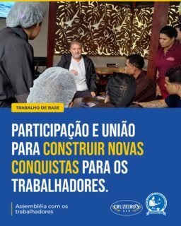 Assembleia: voz ativa da categoria! 📣A assembleia é um dos momentos mais importantes da vida sindical. É nesse espaço democrático que os trabalhadores e trabalhadoras têm a oportunidade de dialogar, expor suas opiniões, esclarecer dúvidas e, principalmente, participar das decisões que impactam diretamente o seu dia a dia.Recentemente, realizamos uma assembleia com os trabalhadores e trabalhadoras do @cruzeirosbar reforçando o compromisso do sindicato em estar presente, ouvindo de perto as demandas da categoria e atuando de forma transparente e participativa.A presença do sindicato nesses encontros garante que cada trabalhador tenha respaldo, orientação e representatividade. Mais do que informar, estamos ali para construir juntos caminhos melhores, lutar por direitos e fortalecer a união da categoria.Participar da assembleia é exercer seu direito. É fazer parte das decisões. É fortalecer a sua voz!NÃO FIQUE SÓ FIQUE SÓCIO! ✋🏻
http://sintragastrohsar.com.br/Sede: Av. Padre Anchieta, 315 - Santo André
☎️ (11) 4979-4420
✅ (11) 94724-1425SubSede: Pç. 22 de Novembro, 102 Sala 118 - Mauá
☎️ (11) 4519-7002
✅ (11) 94701-6449