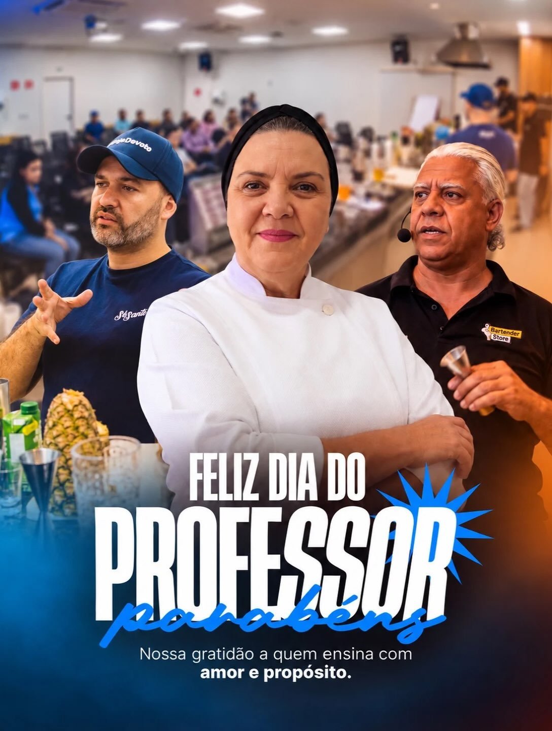 📚💙 FELIZ DIA DO PROFESSOR!Hoje é dia de homenagear aqueles que dedicam seu tempo, conhecimento e experiência à missão de ensinar, inspirar e transformar vidas!O SINTRAGASTROH SAR parabeniza todos os professores, em especial os profissionais que fazem parte da nossa história, compartilhando seus conhecimentos nos cursos e capacitações realizados pelo sindicato.São profissionais que contribuem diretamente para a qualificação, o crescimento e a valorização dos nossos trabalhadores, abrindo portas para novas oportunidades e fortalecendo cada vez mais a nossa categoria.Acreditamos que investir em conhecimento é investir no futuro dos trabalhadores. E cada professor que passa pelo nosso sindicato deixa uma contribuição importante nessa caminhada.👏 A todos os professores, nossa admiração, respeito e gratidão!Feliz Dia do Professor! 💙SINTRAGASTROH SAR
União, Força, Trabalho e Respeito!
