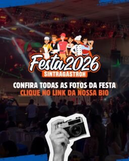 📸🎉 A FESTA FOI INESQUECÍVEL, E AS LEMBRANÇAS FICARAM!A Festa SINTRAGASTROH 2026 foi um verdadeiro sucesso! Um dia de muita alegria, música, diversão, reencontros e momentos especiais que ficarão para sempre na nossa memória! ❤️E agora chegou a hora de reviver tudo isso! 😍📸 Reunimos as fotos da nossa festa em um álbum especial para você conferir, recordar e compartilhar esses momentos com a família e os amigos!👉 Quer conferir todas as fotos? É muito fácil! Acesse o LINK NA NOSSA BIO e encontre o álbum completo da Festa SINTRAGASTROH 2026!Aproveitamos para agradecer mais uma vez a cada trabalhador, trabalhadora e seus familiares que fizeram parte dessa grande celebração.💙 Porque essa festa é de vocês, é para vocês e só faz sentido com vocês!📲 Confira as fotos, marque seus amigos e compartilhe essa lembrança!SINTRAGASTROH — Sempre ao lado dos trabalhadores e das trabalhadoras!